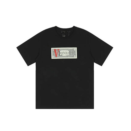 VLONE Dollar Logo Tee Black Front
