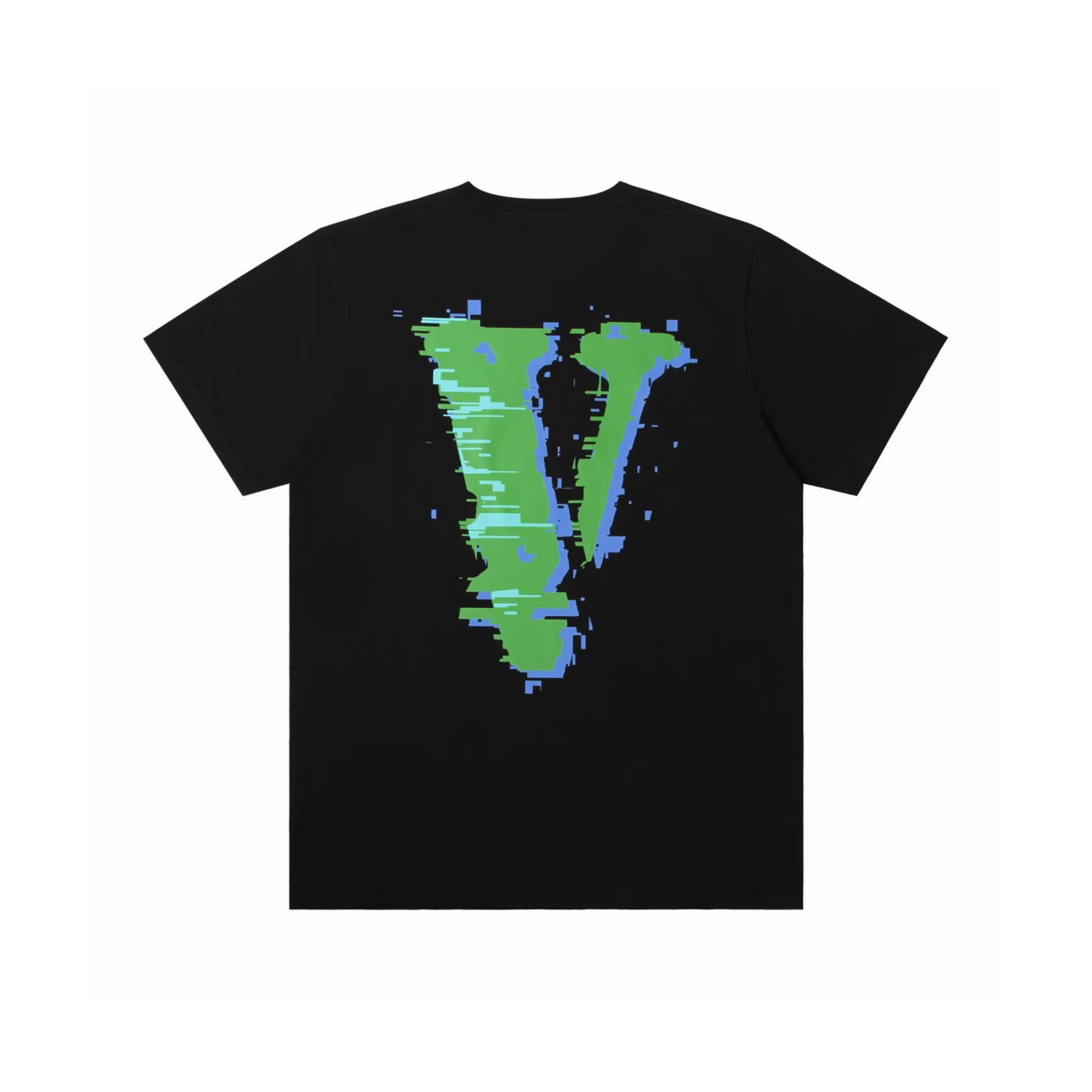 VLONE Friends Cyber Tee Black Green Back
