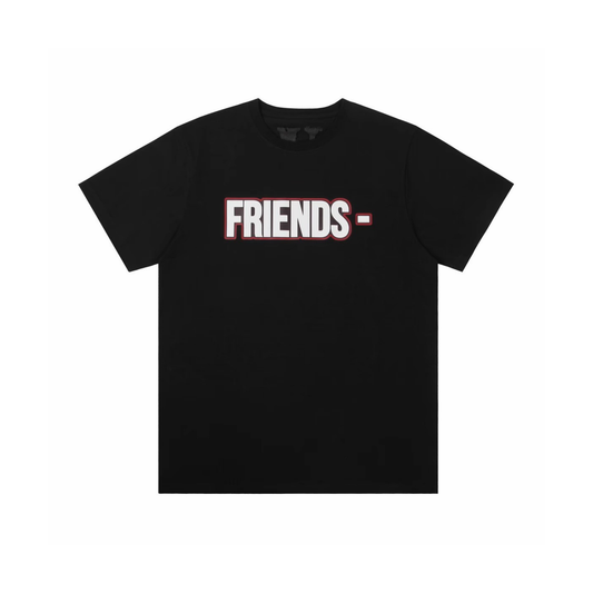 VLONE Friends Retro Tee Black Front