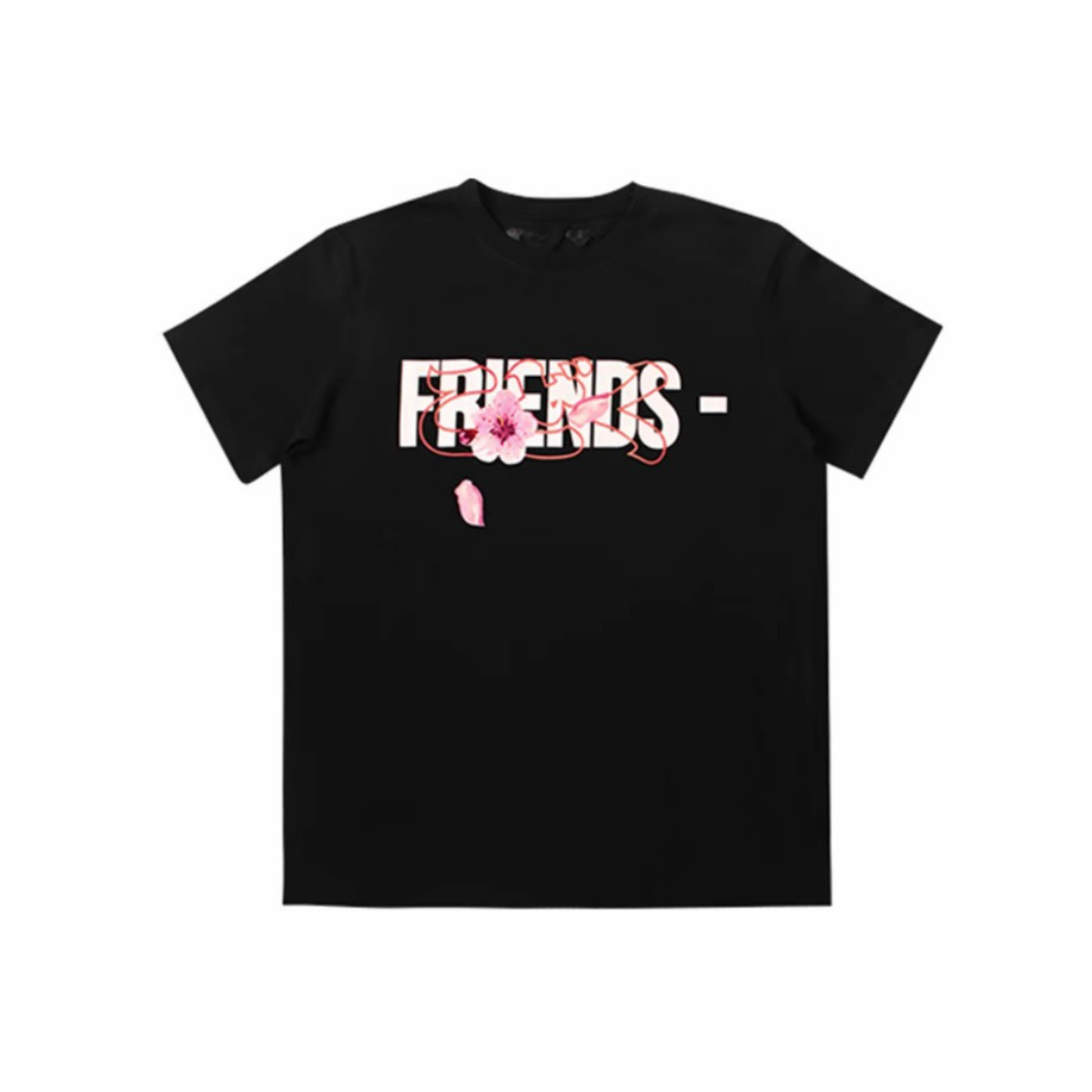 VLONE Friends Sakura Logo Tee Black Front