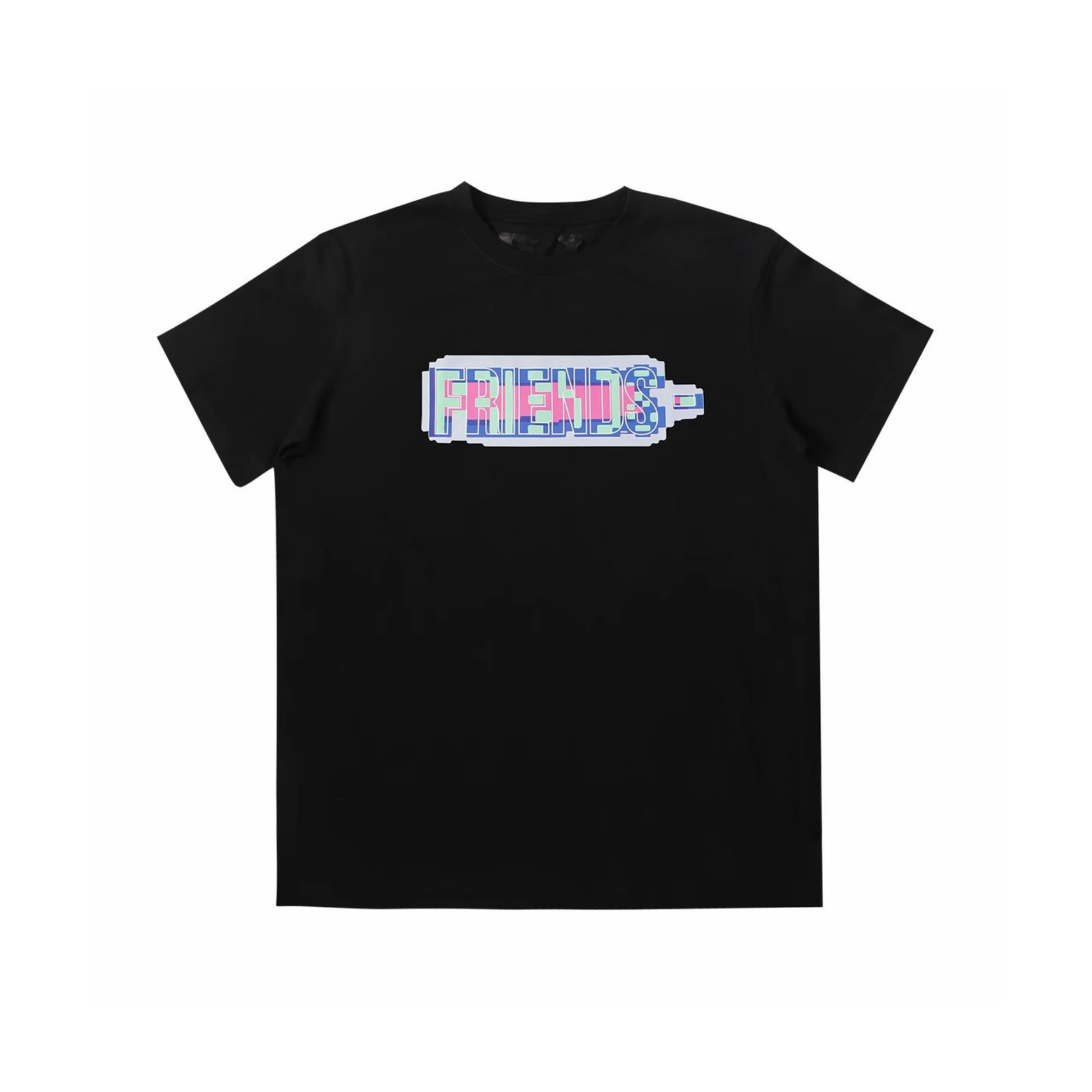 VLONE Friends Tee Black Pixel Front
