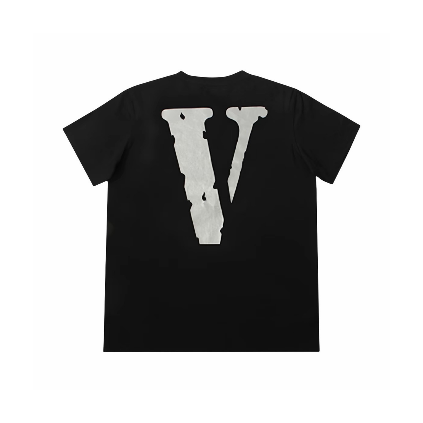 VLONE Friends Tee Black Silver Back