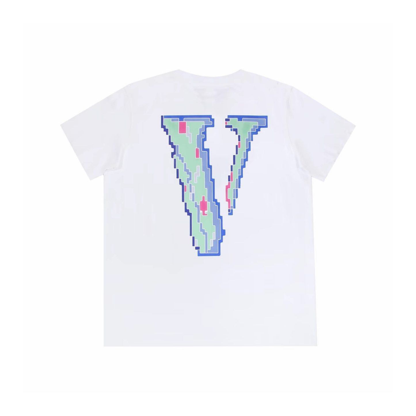 VLONE Friends Tee White Pixel Back