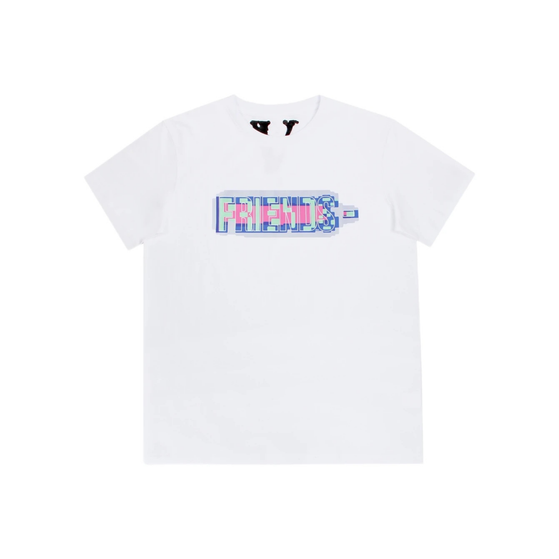 VLONE Friends Tee White Pixel Front