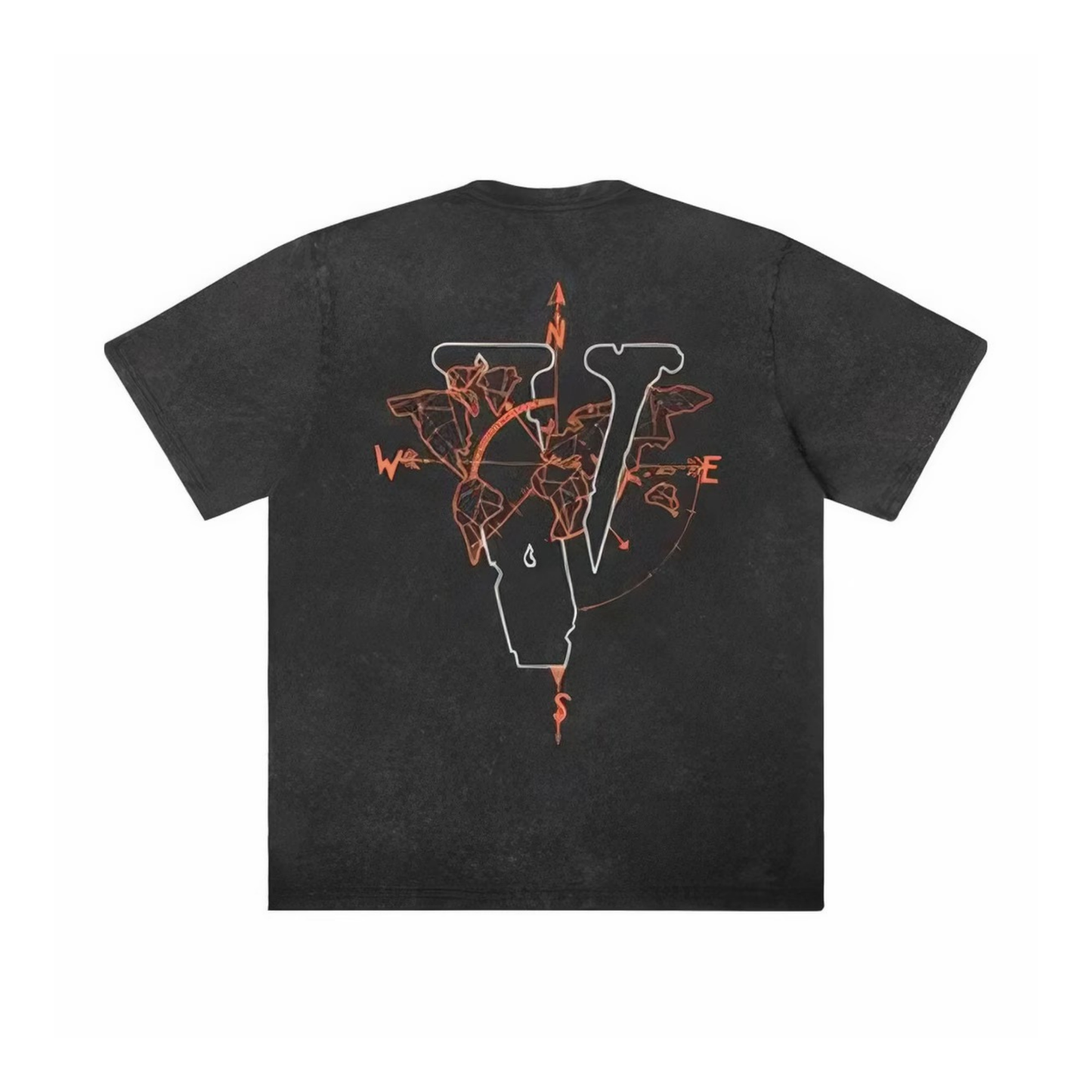 VLONE Map Tee Black Back