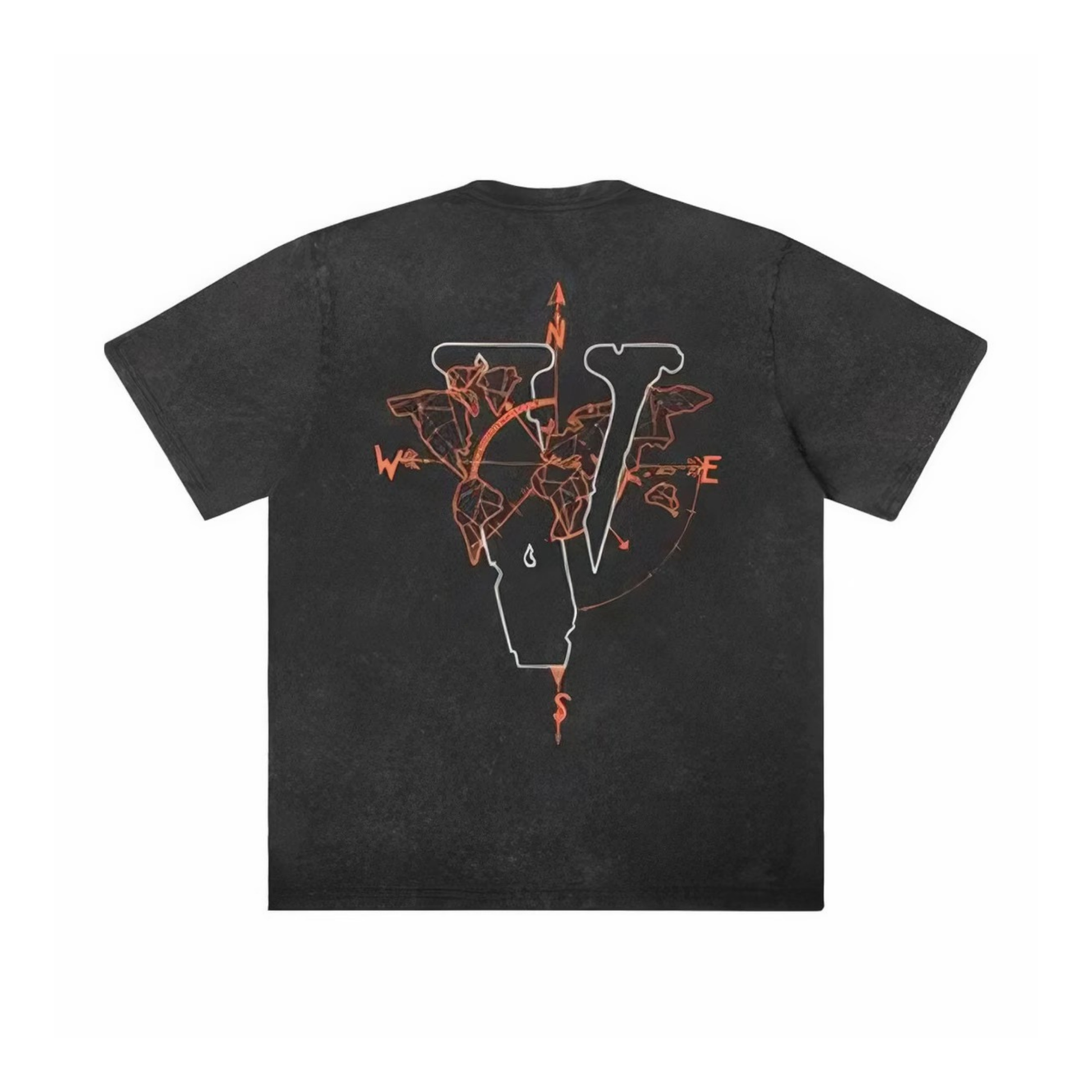 VLONE Map Tee Black Back