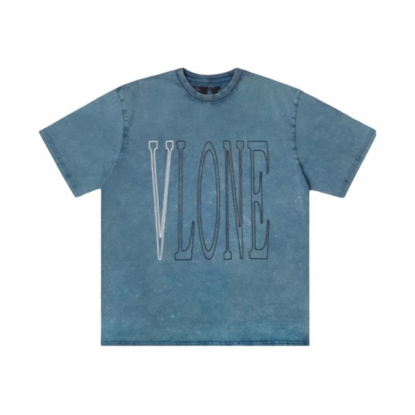 VLONE Map Tee Blue Front
