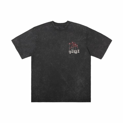 VLONE Marionette Logo Washed Tee Black Front