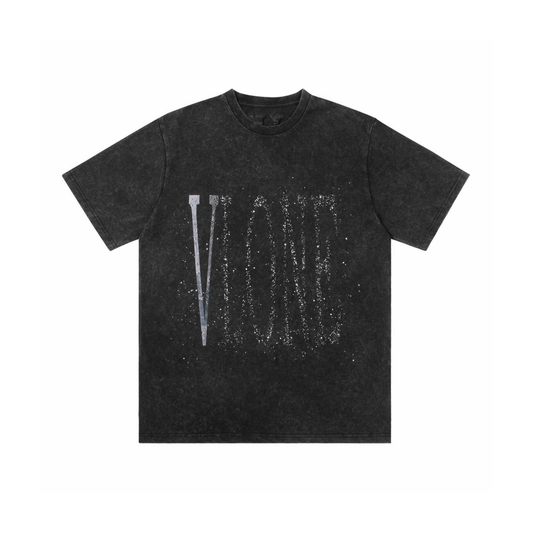 VLONE Moon Diamond Staple Tee Black Front