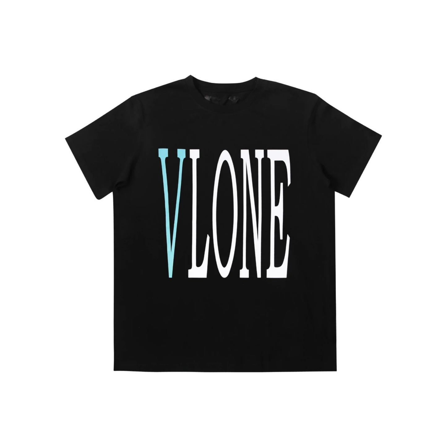 VLONE Scribble Tee Black Blue Front