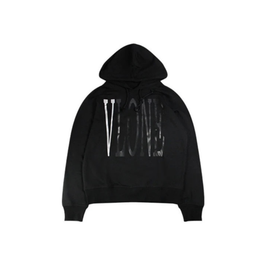 VLONE Staple 3M Reflective Hoodie Black Front