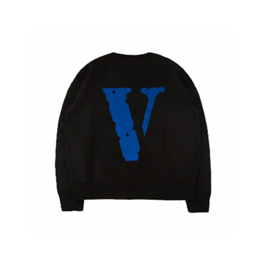 VLONE Staple Logo Sweatshirt Black Blue Back
