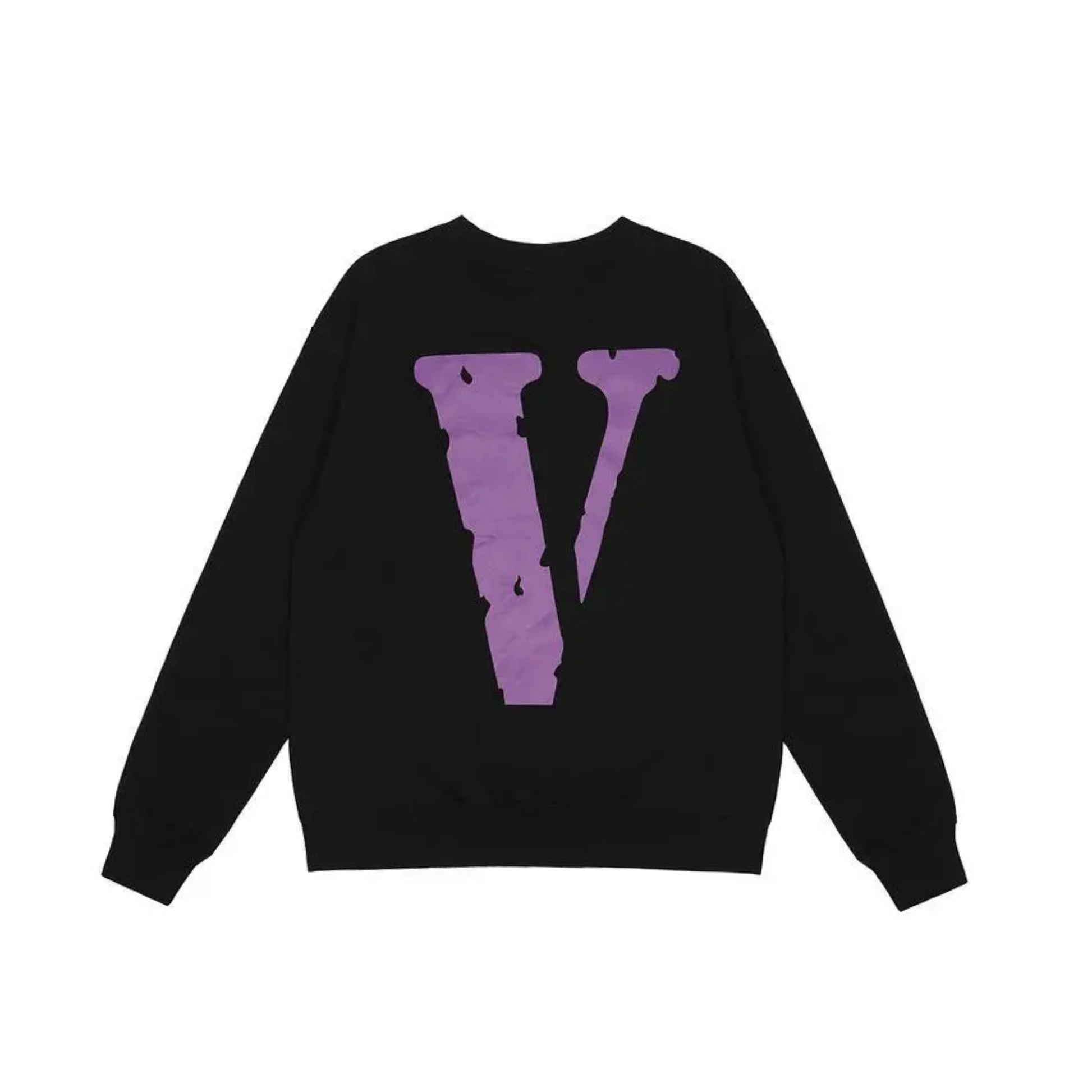 VLONE Staple Logo Sweatshirt Black Purple Back