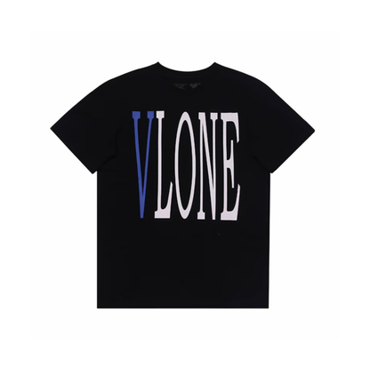VLONE Staple Tee Black Blue Front