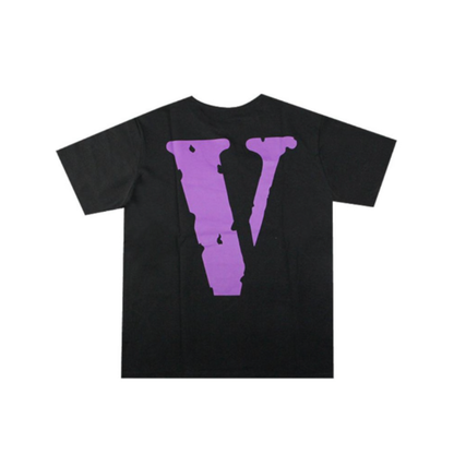 VLONE Staple Tee Black Purple Back
