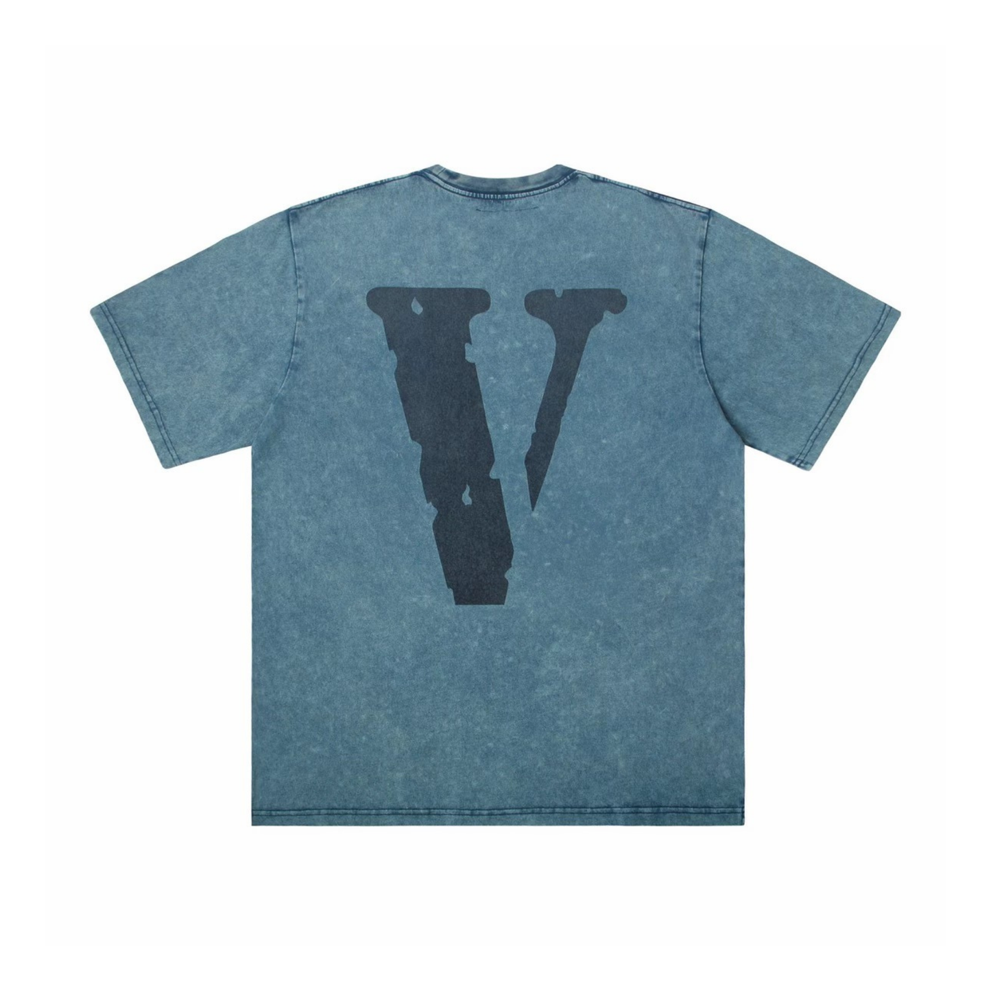VLONE Staple Tee Washed Blue Back