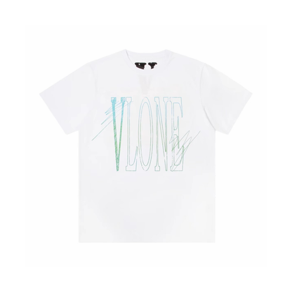 VLONE Staple Tee White Green SS25 Front