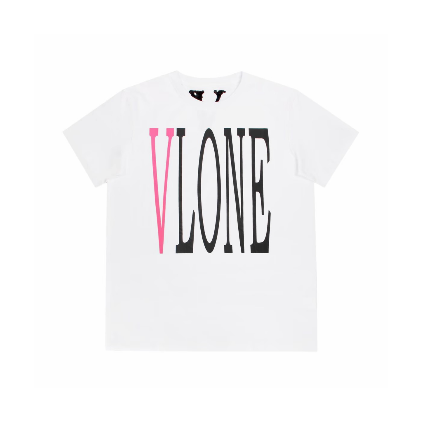 VLONE Staple Tee White Pink Front