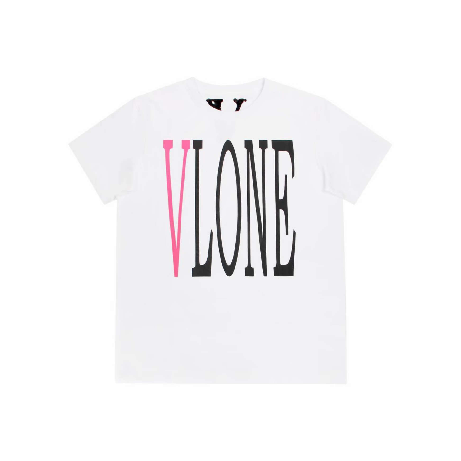 VLONE Staple Tee White Pink Front