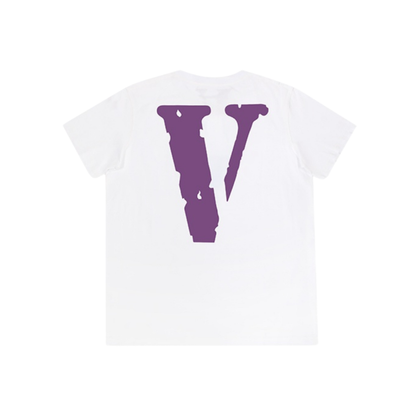 VLONE Staple Tee White Purple Back