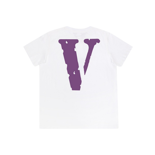 VLONE Staple Tee White Purple Back
